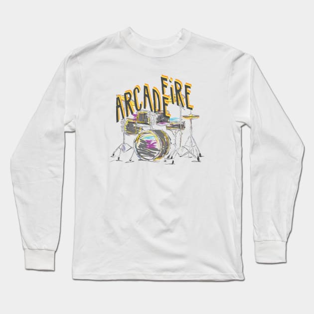 Arcade Fire Long Sleeve T-Shirt by RepubliRock